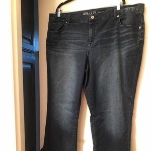 Ava&Viv boot cut dark jeans